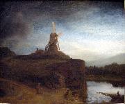 REMBRANDT Harmenszoon van Rijn The Mill painting